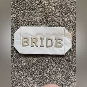 Bride cosmetic pouch